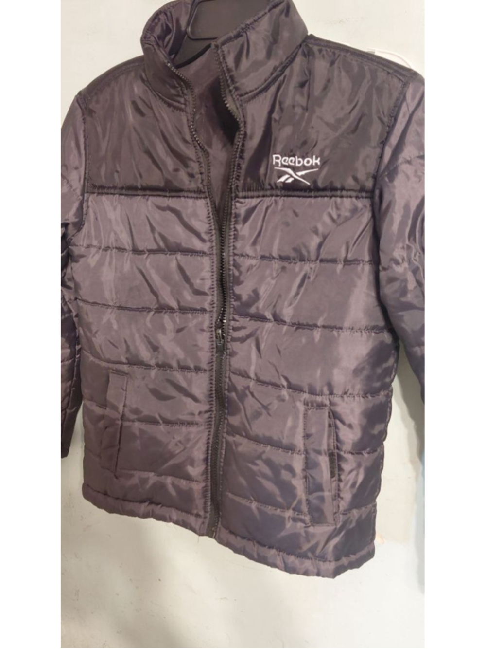 Boys Reebok Gray Puffer Jacket M (10/12)